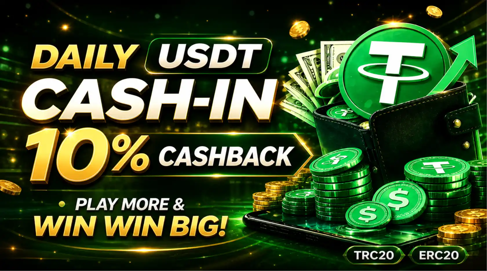 USDT CASHBACK 10%